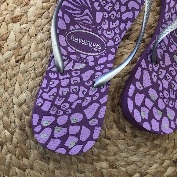 Havaianas Slim Animal Print Flip Flops - Picture 4 of 7